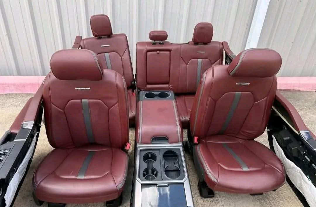 2017-2022 f250 f350 f450 f550 full red platinum interior