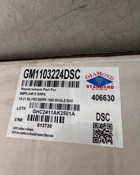 BRAND NEW REAR BUMPER FOR CHEVY SILVERADO / GMC