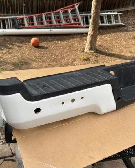 2022 Ford F-250 Pearl White Rear Bumper
