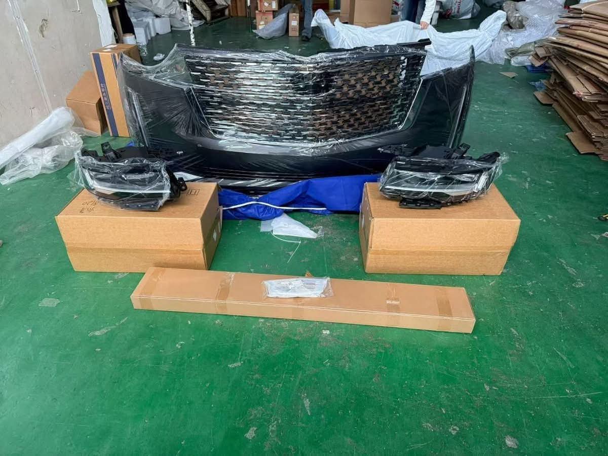 Cadillac Front Grille, Bumper & Headlights