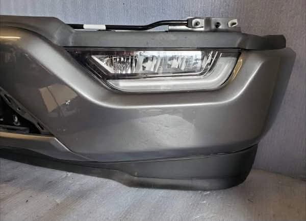2021–2023 Ford F-150 Front Bumper Assembly with Fog Lights — OEM Magnetic Gray
