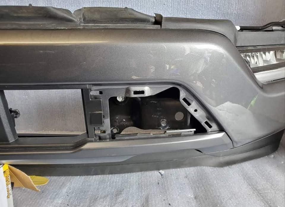 2021–2023 Ford F-150 Front Bumper Assembly with Fog Lights — OEM Magnetic Gray