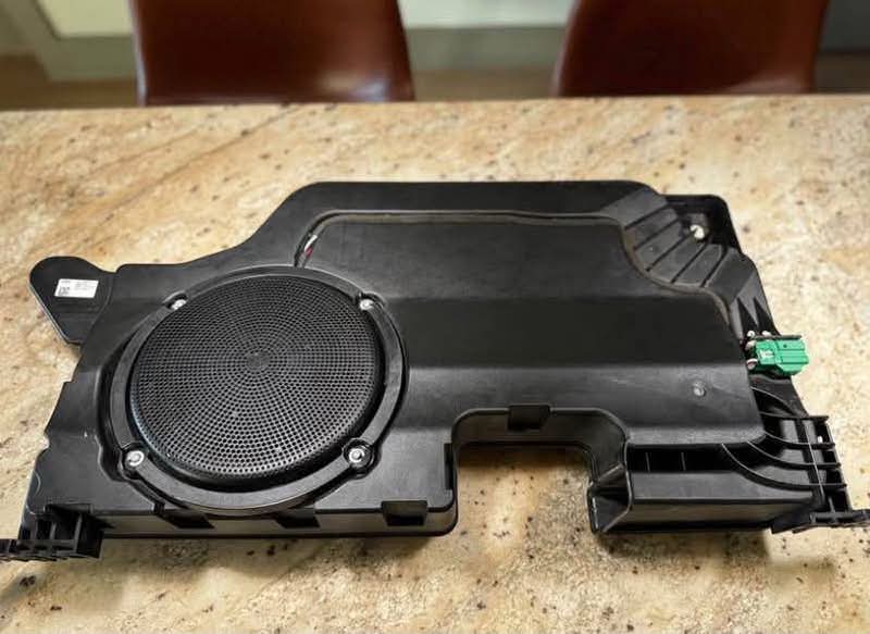 Genuine OEM Ford F-150 rear subwoofer speaker enclosure assembly