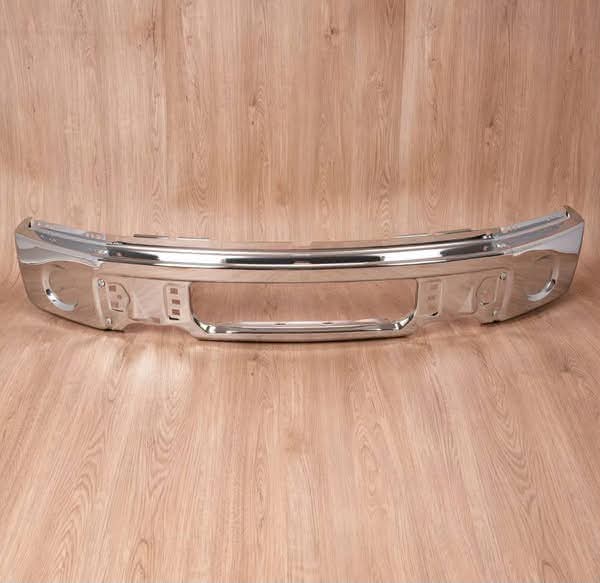 Chrome front bumper steel impact face bar for 2009–2014 Ford F-150