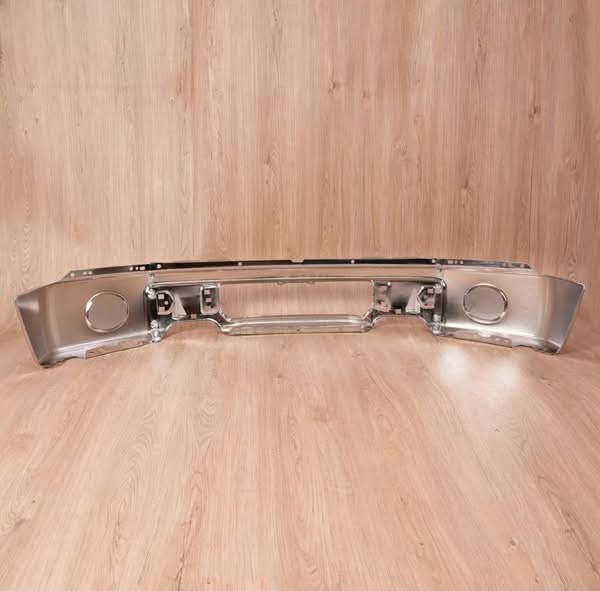 Chrome front bumper steel impact face bar for 2009–2014 Ford F-150