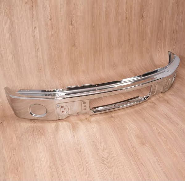 Chrome front bumper steel impact face bar for 2009–2014 Ford F-150