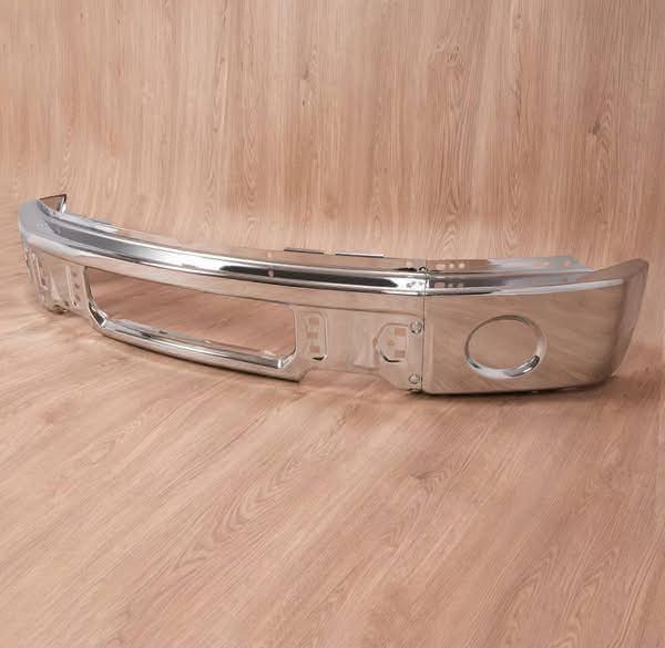 Chrome front bumper steel impact face bar for 2009–2014 Ford F-150